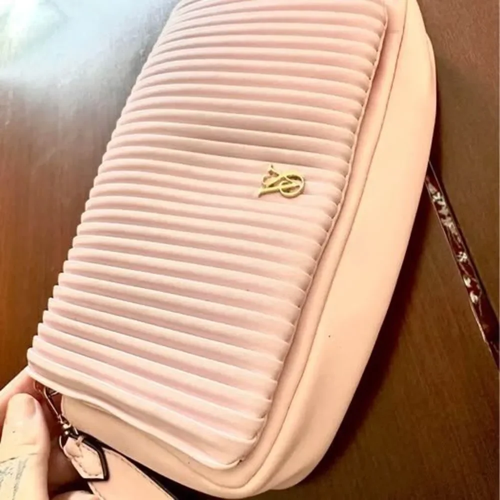 Victoria Secret blush pink wristlet purse